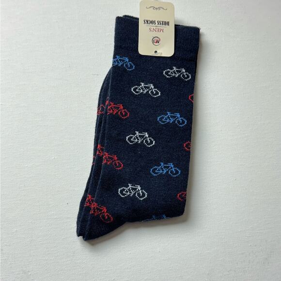Bicycle Print  Logo Design Multi-color Style Crew Socks
  NWT - Picture 1 of 6